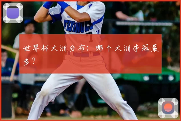 世界杯大洲分布:哪个大洲夺冠最多?