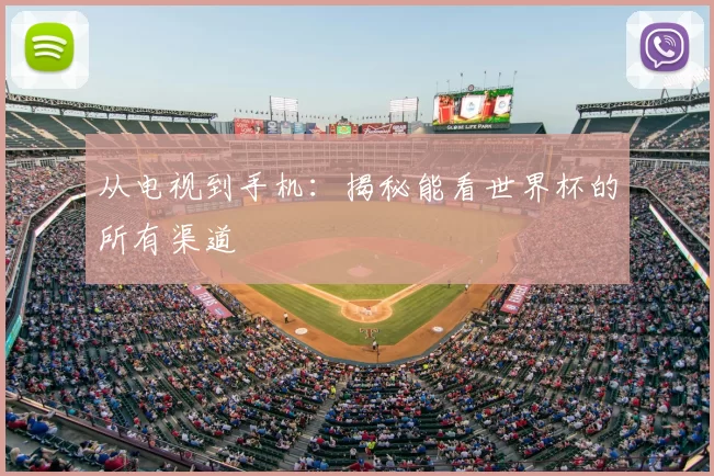 从电视到手机：揭秘能看世界杯的所有渠道